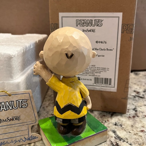 3 Jim Shore Peanuts Figures -box/foam/tag included - Picture 12 of 16